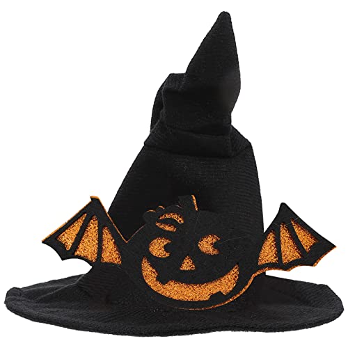 STOBOK Disfraz de Mascota Sombrero de Bruja Sombrero de Mascota Pequeño Perro Gato Disfraz de Bruja Sombrero Año Nuevo Mascota Divertido Gorras Fiesta Cosplay Decoración
