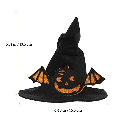 STOBOK Disfraz de Mascota Sombrero de Bruja Sombrero de Mascota Pequeño Perro Gato Disfraz de Bruja Sombrero Año Nuevo Mascota Divertido Gorras Fiesta Cosplay Decoración