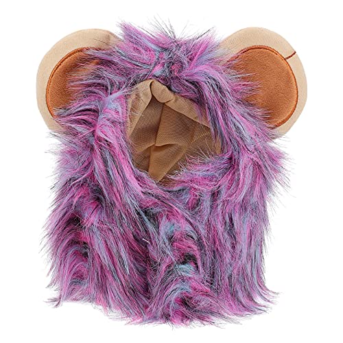 STOBOK Disfraz de Melena de León de Felpa Sombrero de Mascota de Halloween para Gatos Gatitos Cachorros Fiesta de Halloween Cosplay Favor Artículos para La Cabeza