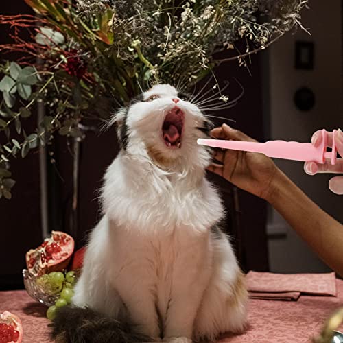 STOBOK Medicina para Mascotas Tablet Tablet Heringa: 2 Unids Cat Pill Shooter Píldora Píldora Líquido Jeringa Dispensador Puppy Medicine Piller Piller Herramienta de Alimentación Médico