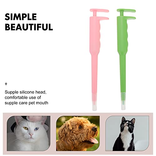 STOBOK Medicina para Mascotas Tablet Tablet Heringa: 2 Unids Cat Pill Shooter Píldora Píldora Líquido Jeringa Dispensador Puppy Medicine Piller Piller Herramienta de Alimentación Médico