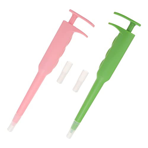 STOBOK Medicina para Mascotas Tablet Tablet Heringa: 2 Unids Cat Pill Shooter Píldora Píldora Líquido Jeringa Dispensador Puppy Medicine Piller Piller Herramienta de Alimentación Médico