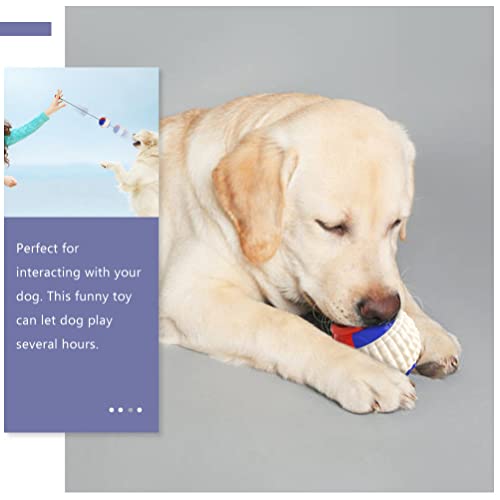 STOBOK Pelota de Masticación para Perros Durable de La Dentición Fetch Bola de Reemplazo Molar Interesante para Perros Grandes Play Play Power Masticers Azul