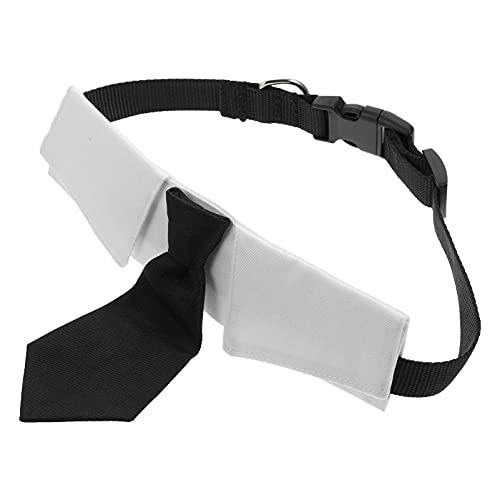 STOBOK Perro Esmoquin Bandana Formal Mascota Pajarita Cuello Perro Gato Pajarita Esmoquin Corbata para Pequeño Boda Fiesta Aseo Disfraz Tamaño S