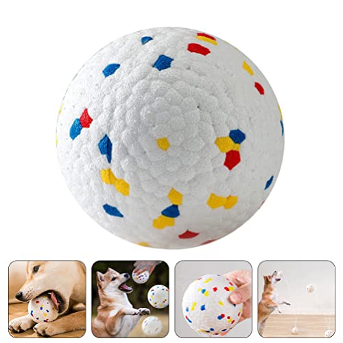 STOBOK Pet Masticable Bola Duradera Dentadura Fetch Hinchable Alta Resiliencia Reemplazo Bola para Perros Medios Grandes Fetch Play Poder Masticadores Grandes