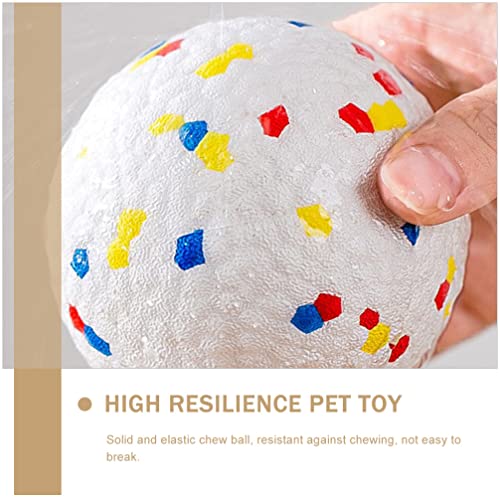 STOBOK Pet Masticable Bola Duradera Dentadura Fetch Hinchable Alta Resiliencia Reemplazo Bola para Perros Medios Grandes Fetch Play Poder Masticadores Grandes
