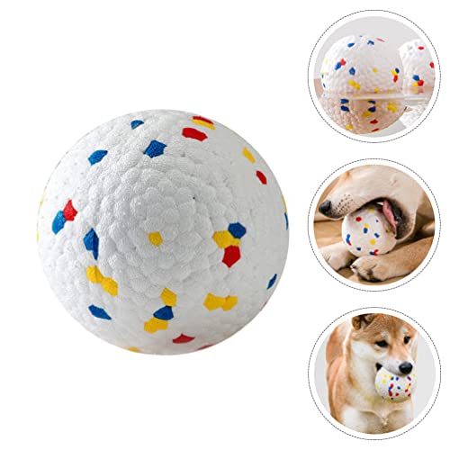 STOBOK Pet Masticable Bola Duradera Dentadura Fetch Hinchable Alta Resiliencia Reemplazo Bola para Perros Medios Grandes Fetch Play Poder Masticadores Grandes