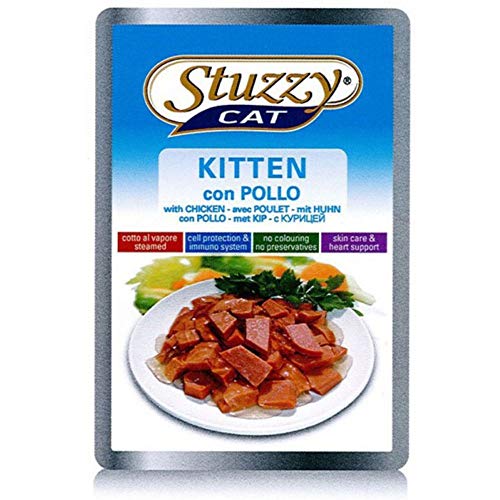 Stuzzy Gato Forro Kitten Gallina Mucha Bolsa 100 g, 24 Unidades (24 x 100 g)