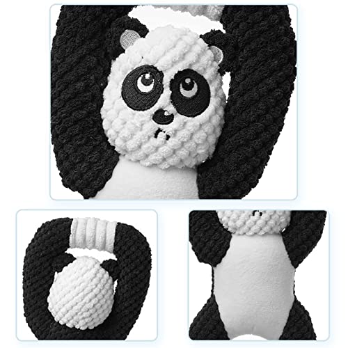 su-xuri Juguetes de remolcador de cuerda para perros, juguetes interactivos de peluche remolcador con dos asas y perspectivas de animales, juguete de cuerda para animales de compañía