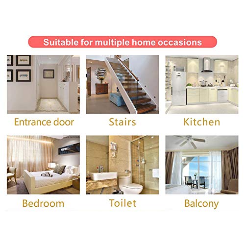 succeedw Puerta de bebé retráctil, puerta de escalera extensible para perro, puerta de seguridad para interior/exterior/escaleras/puertas/cubierta/barandilla