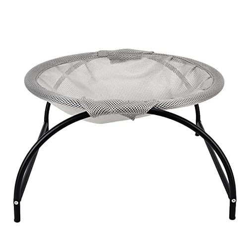 Suministros para Mascotas, Cama para Gatos Que Duerme de Forma Independiente, Diseño de Colgado Suave, Cama Colgante para Gatos, Tela de Malla, Cama para Mascotas para Scottish Fold(Gris)