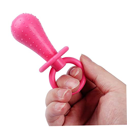 SunaOmni Juguete chirriante de Perro, Botella de Leche de Goma Chupete en Forma de chillido para Perros chirridos Pet Masticar Masticar dentición Molar Juguete 1pcs (Color al Azar)