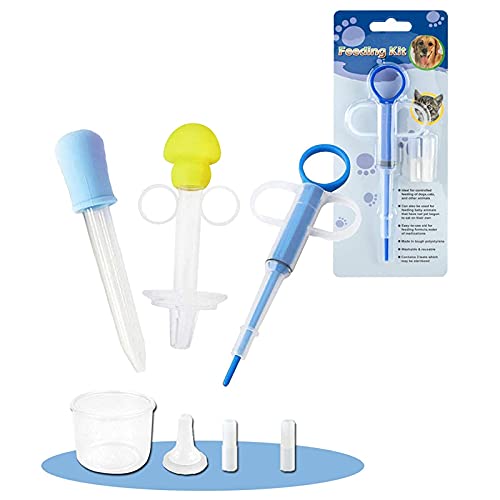 Sunshine smile Dispensador de medicamentos para Mascotas,Alimentador de medicamentos para Mascotas, Medicina jeringa para Mascotas, Alimentador de píldoras para Mascotas