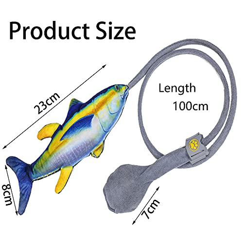 Sunwuun Juguetes Pez para Gatos,Pez Juguete Gato con Movimiento,Juguetes para Gatos Interactivo,Juegos para GAO,Guguete Gato de Interior,Peces de Gatos Juguetes