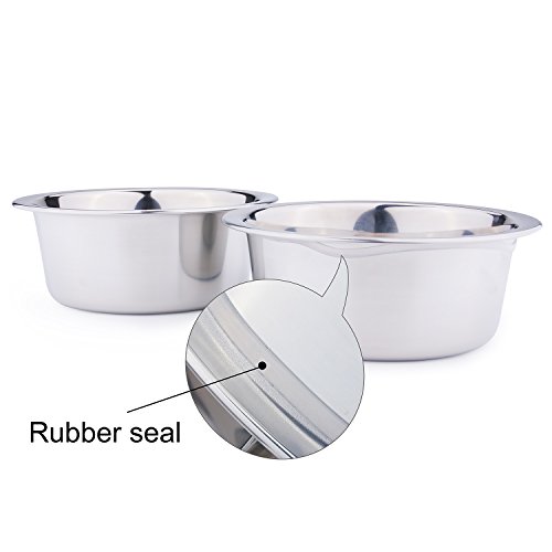 Super Design Cuenco elevado para perros elevado, no se derrame para alimentos y agua, cuenco de alimentador alto antideslizante para perros medianos y grandes, sin cuello