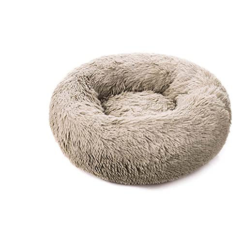 Súper Suave Cara de Gato Redondo Mullido Catientas de Dormir Cesta de Dormir Larga Peluche Caliente Mater Pet Caliente Lindo Lucho Lucho Lucho TOUCHO Touch