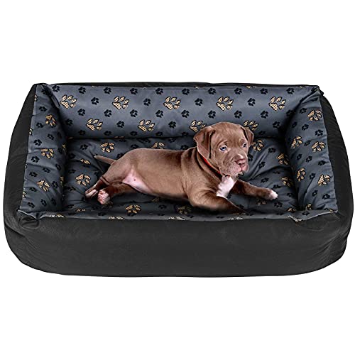 SuperKissen24. - Cama Perro para Perros y Gato - Impermeable - Pequeños Perros - Patas M