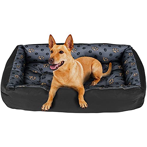 SuperKissen24. - Cama Perro para Perros y Gato - Impermeable - Pequeños Perros - Patas M