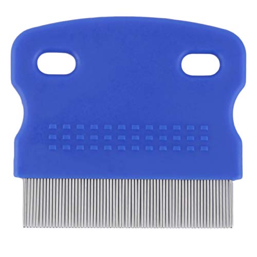 Superoferta peine antipulgas para perros, cepillo de acero, peine para el pelo, recortador para el cuidado del perro, bonito peine para perros y gatos, ABS + aguja de acero inoxidable, aleatorio