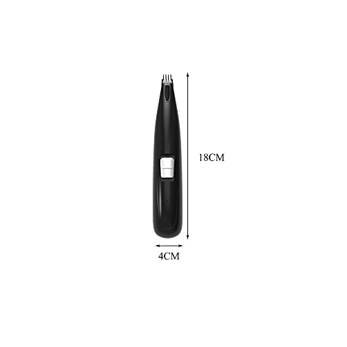 SUQ Afeitadora de Pelo Para Mascotas, Cortadora de Peluquería Gato con Luz LED, USB Recargable, Hoja de Cerámica, Cortapelos Eléctrico De Bajo Ruido, Inalámbrico Para Pata, Cara, Grupa, Oreja