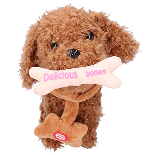 Surebuy Perro Mascota electrónico, Apariencia Realista Mascotas eléctricas para el Dormitorio casero(Perro)
