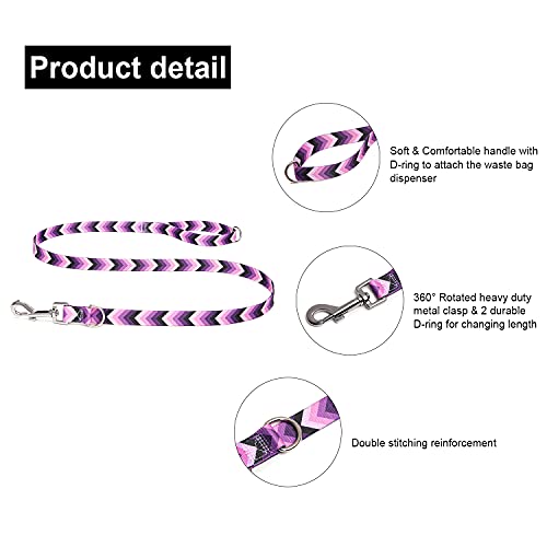 Suredoo Correa para Perros Nylon, Correa de Adiestramiento Ajustable y Resistente para Perros Pequeños, Mediano y Grande, Mascotas,Gatos, 120 x 2.0cm (Flecha)