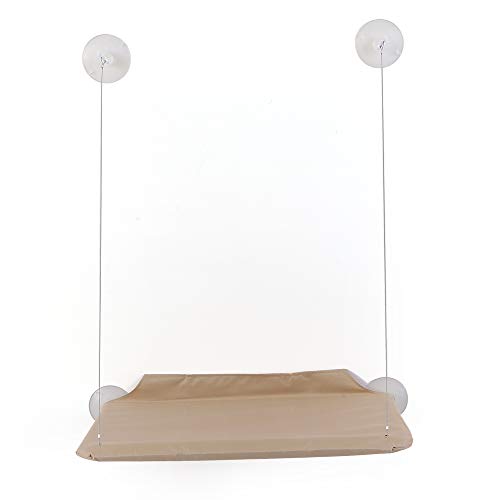 Susany Hamaca para Gato,diseño de Ahorro de Espacio,Percha para Ventana con ventosas Grandes,Cama de Gatito,Transpirable,Tela Oxford y Bolsa de Dormir montada en alféizar Sostener hasta 50LBS