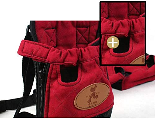 SWEET Bolso para Mascotas Canguro Paquete De Madre del Perro Pecho Mochila Gato Nariz para Viajar con Animales De Compañía (tamaño: M)