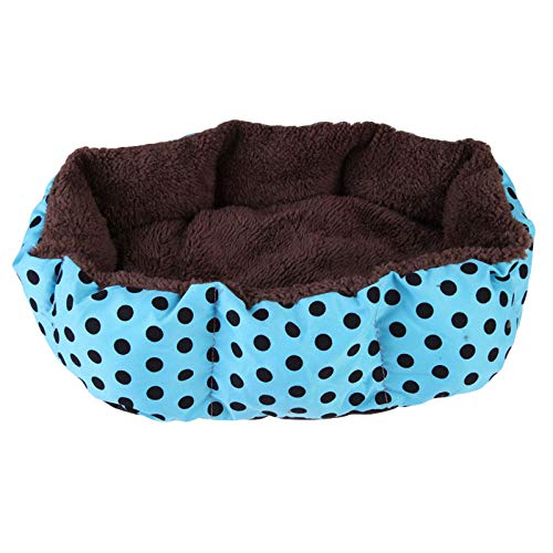 SYQY Nuevas y Encantadoras Camas para Perros pequeños/Alfombrillas de Franela Suave para Mascotas, Cachorros y Gatos, Cama de Felpa cálida, Color ecológico, envío Aleatorio Gratis-Rosado_Los 55x45cm
