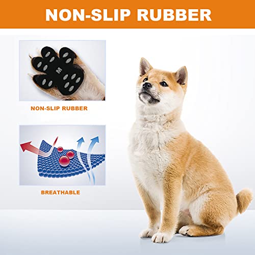 Tanggiteck Almohadillas antideslizantes para patas de perros, 24 unidades, para suelos de madera dura, antideslizantes, autoadhesivas, desechables, XL