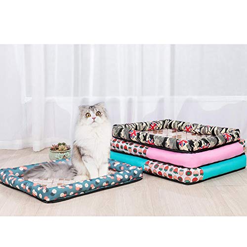 TAO Árboles Para Gatos Perro de enfriamiento del cojín, manta de seda del hielo del gato, cama del animal doméstico de refrigeración, Verano del asiento de coche, el Bloc de Autorrefrigeración