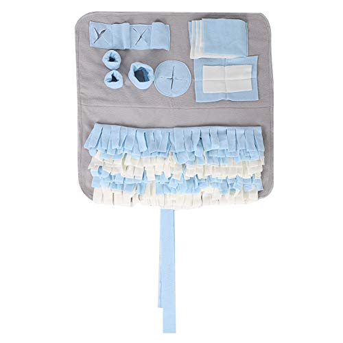 Tapete para Olfatear Mascotas, Encuentre Tapete para Forrajeo de Alimentos, Juegue Juguetes para Perros, Fomente Las Habilidades Naturales de Forrajeo Y el Alivio del Estrés, para Perros(S 65 * 65cm)