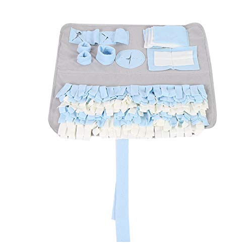 Tapete para Olfatear Mascotas, Encuentre Tapete para Forrajeo de Alimentos, Juegue Juguetes para Perros, Fomente Las Habilidades Naturales de Forrajeo Y el Alivio del Estrés, para Perros(S 65 * 65cm)