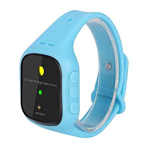 Tarente Electrónica Repelente de Mosquitos Repelente de Reloj Adulto del bebé de Sonic Inteligente Reloj Deportivo (Azul)