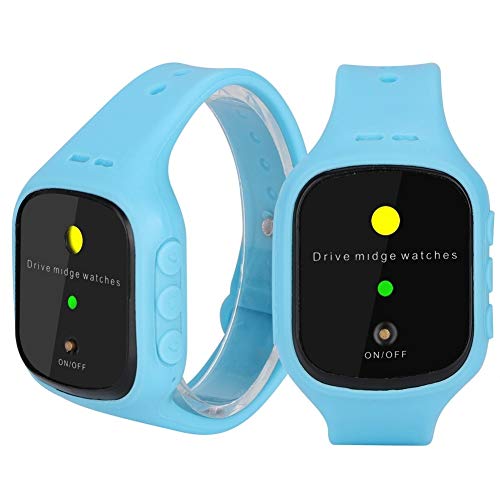 Tarente Electrónica Repelente de Mosquitos Repelente de Reloj Adulto del bebé de Sonic Inteligente Reloj Deportivo (Azul)
