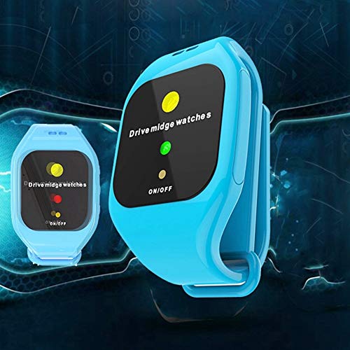 Tarente Electrónica Repelente de Mosquitos Repelente de Reloj Adulto del bebé de Sonic Inteligente Reloj Deportivo (Azul)