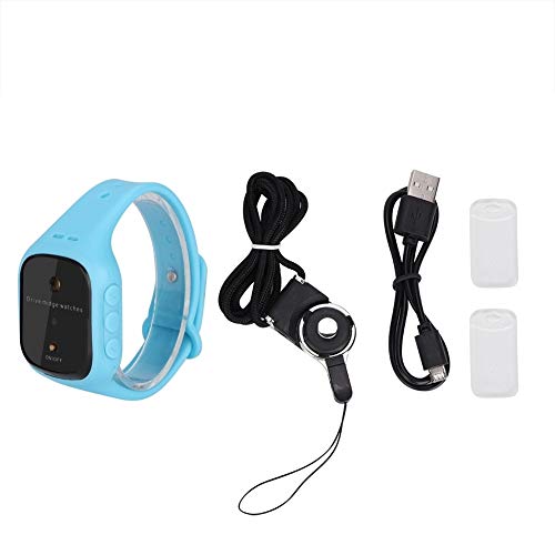 Tarente Electrónica Repelente de Mosquitos Repelente de Reloj Adulto del bebé de Sonic Inteligente Reloj Deportivo (Azul)