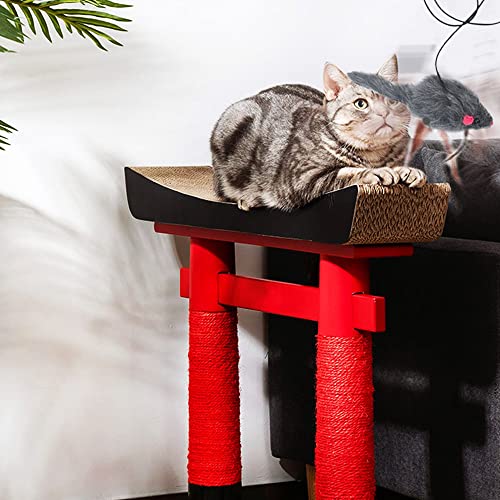 TDCQ Juguete Divertido para Gatos, Juguetes para Gatos,Juguete Pluma de Gato Interactivo,Gato caña Juguete,Seguridad no Tóxica Juguete de Gatos,Pluma de Gato uguete