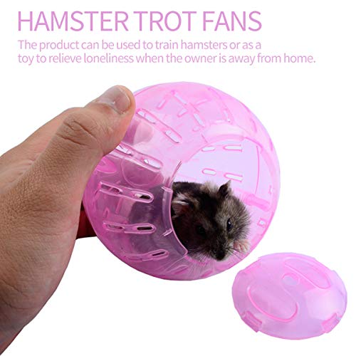 TEHAUX Mini ratón - 3 piezas Chic Roll Ball Juguete Hámster Trot Ball Mini Mouse Plaything Pet Suministros