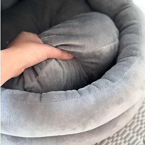 Tempcore - Cama para Gatos de Interior, Lavable a máquina, Camas para Gatos, para Gatos de Interior o Perros pequeños, Cachorro, Gatito, Conejo, Antideslizante y Resistente al Agua