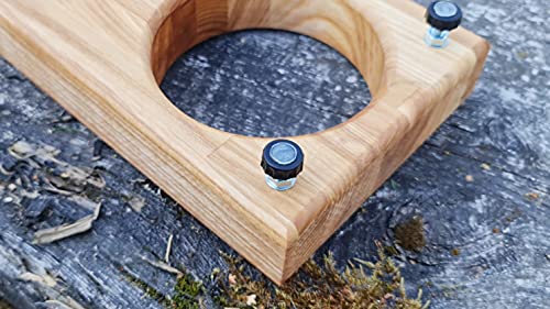 tenmore.eu Soporte de cuenco elevado para perros, apto para gatos o perros. Dos cuencos de 750 ml. Gran regalo para mascotas. Diseño de madera maciza