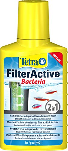 Tetra EasyBalance 250 ml Estabiliza valores Importantes del Agua hasta Seis Meses + FilterActive 100 ml Contiene bacterias iniciadoras vivas y bacterias limpiadoras Reductoras de Lodo