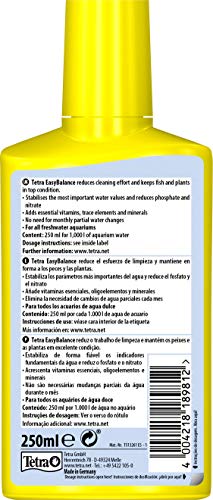 Tetra EasyBalance 250 ml Estabiliza valores Importantes del Agua hasta Seis Meses + FilterActive 100 ml Contiene bacterias iniciadoras vivas y bacterias limpiadoras Reductoras de Lodo