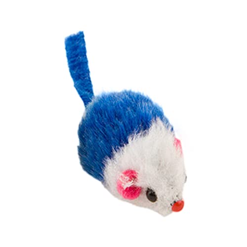 tianxiangjjeu Juguete divertido para mini ratón falso mascota gato gatito durable masticar mordedura rasguño divertido jugando juguete - color al azar