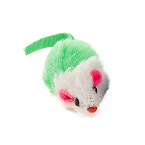 tianxiangjjeu Juguete divertido para mini ratón falso mascota gato gatito durable masticar mordedura rasguño divertido jugando juguete - color al azar