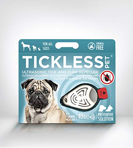 Tickless Pet Repelente ultrasónico de pulgas y garrapatas - Beige