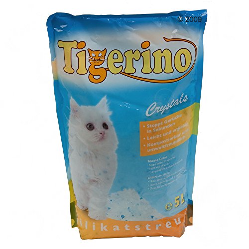 Tigerino Crystals - Arena de silicato para gatos, 25 L