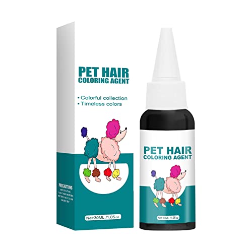 Tinte para el cabello para perros, tinte para el cabello seguro para perros, moda 30 ml para mascotas, perros, gatos, animales, colorantes para el cabello, colorantes, tintes, agentes de pigmento, sum