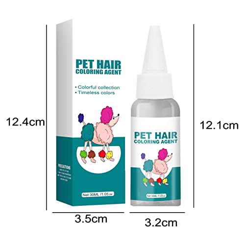 Tinte para el pelo de mascotas, 30 ml, producto profesional para perros y gatos