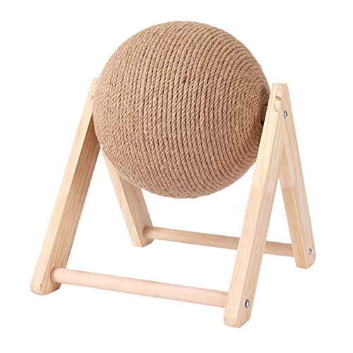 TISHITA 2X Cat Rasguño Bola Protege Funny Sisal Cuerda Bola Mouse Play Player Juguete para Sofa Cojines Gatito